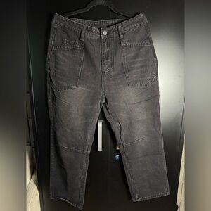 Black Barrel Jeans - Women XL